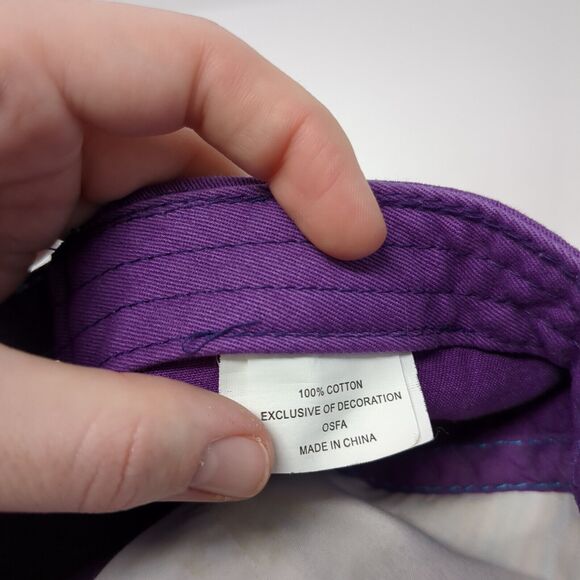 Mickey Mouse Strapback Hat Multicolor OS Adjustable Plaid Rhinestone Disney Park - Picture 9 of 9